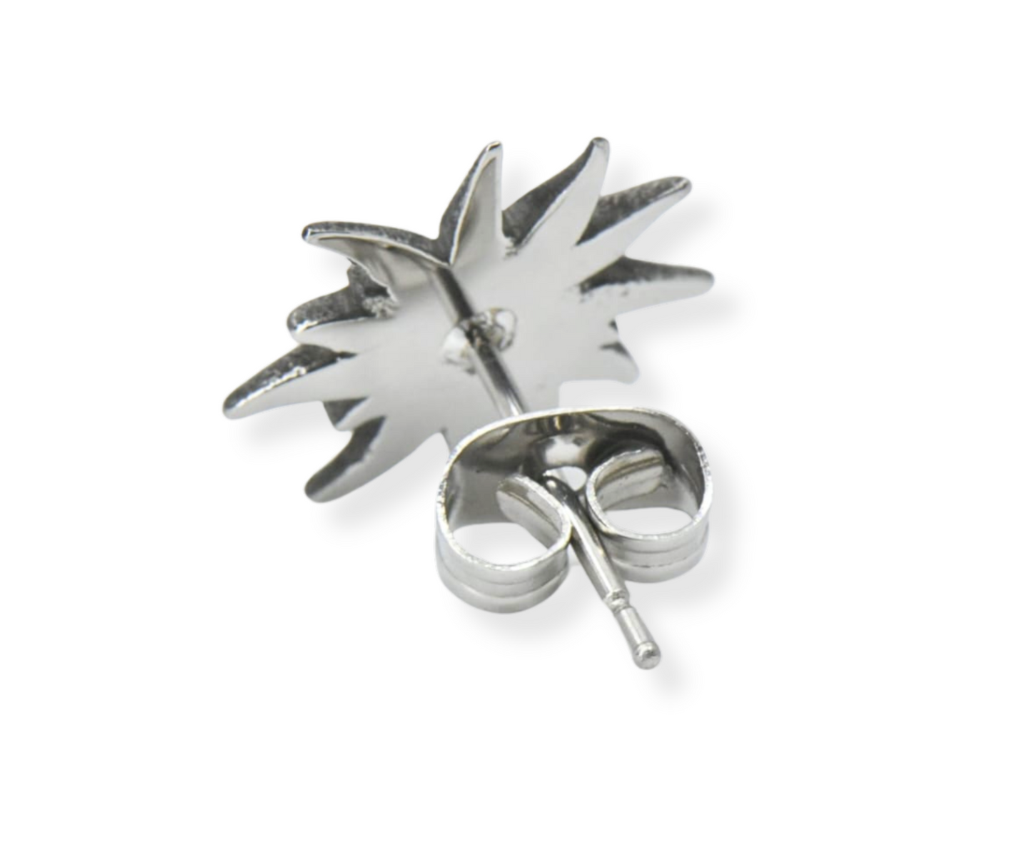 Edelweiss Ohrstecker Edelstahl
