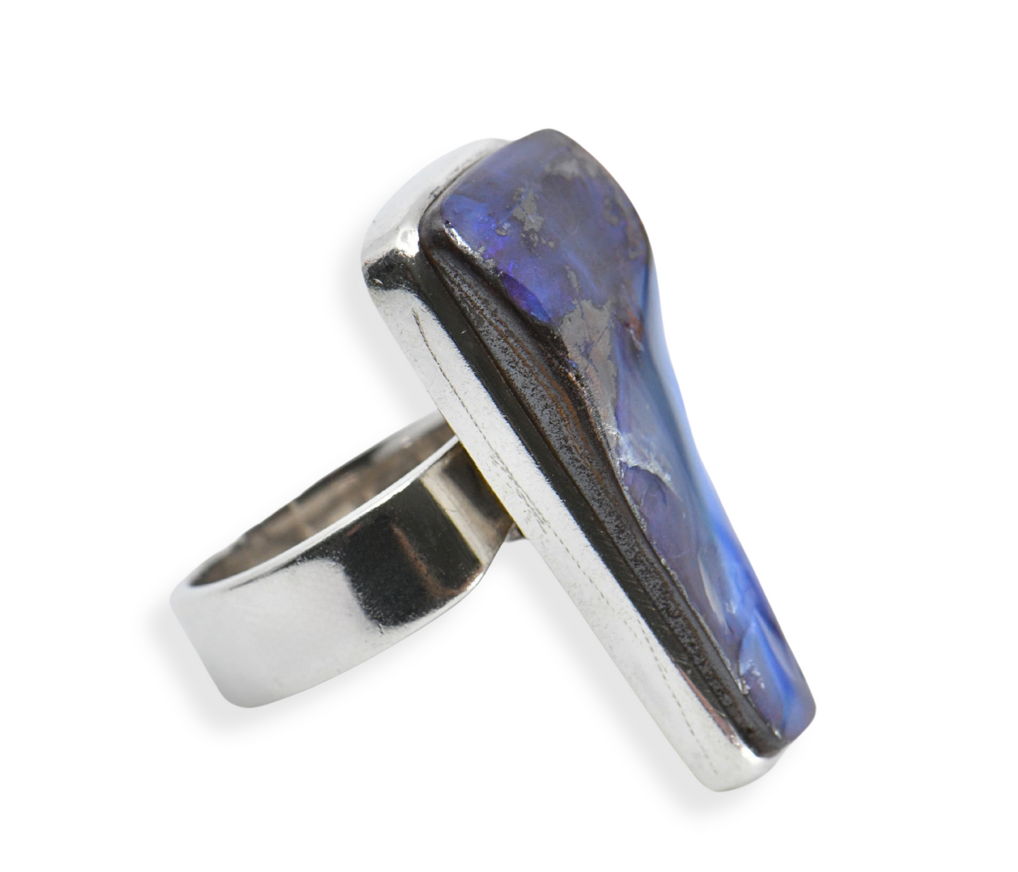 Boulder Opal Ring 925 Silber