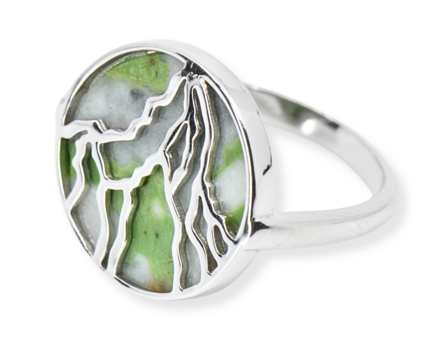 Matterhorn Ring Allalin Gabbro 925 Silber