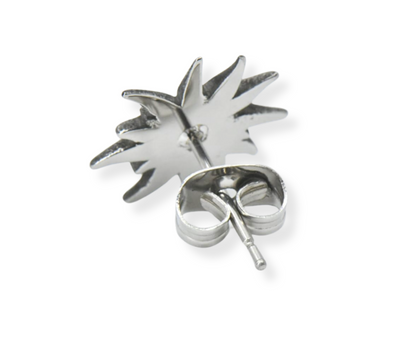 Edelweiss Ohrstecker Edelstahl