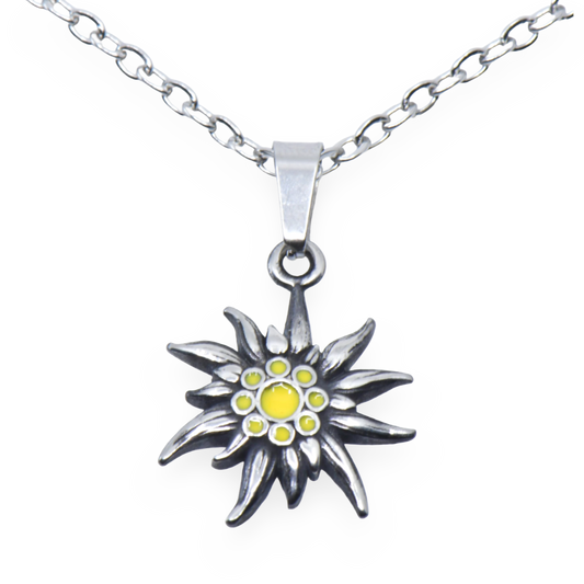 Edelweiss Anhänger Edelstahl