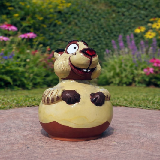 Ceramic Garden Figurine Marmot Handmade
