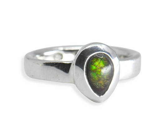 Ammolit Ring 925 Silber