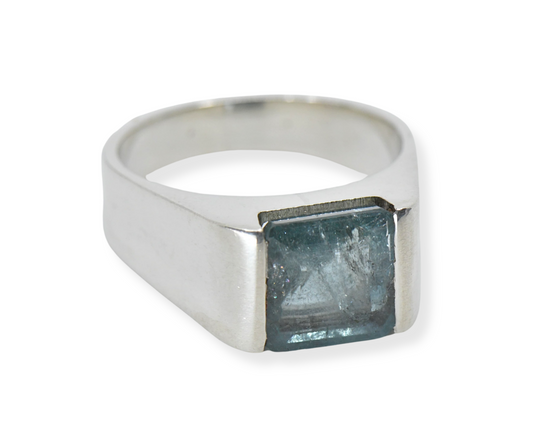 Aquamarin Ring 925 Silber
