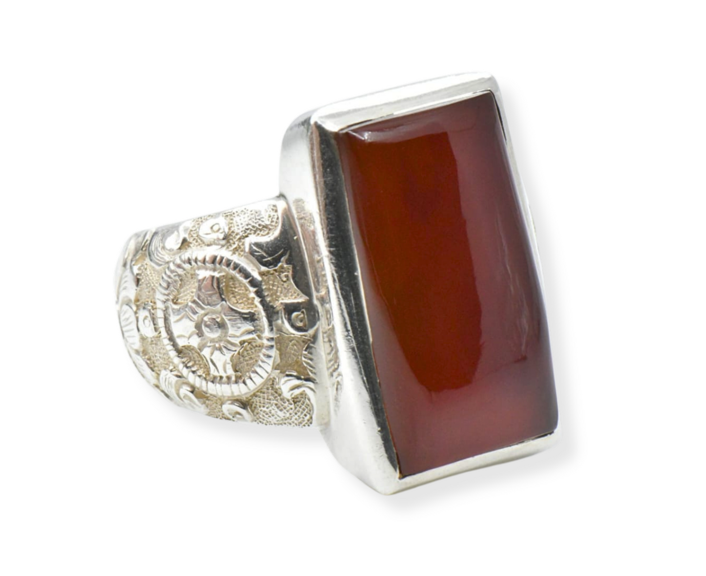 Karneol Ring 925 Silber