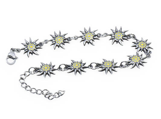 Edelweiss Armband Edelstahl