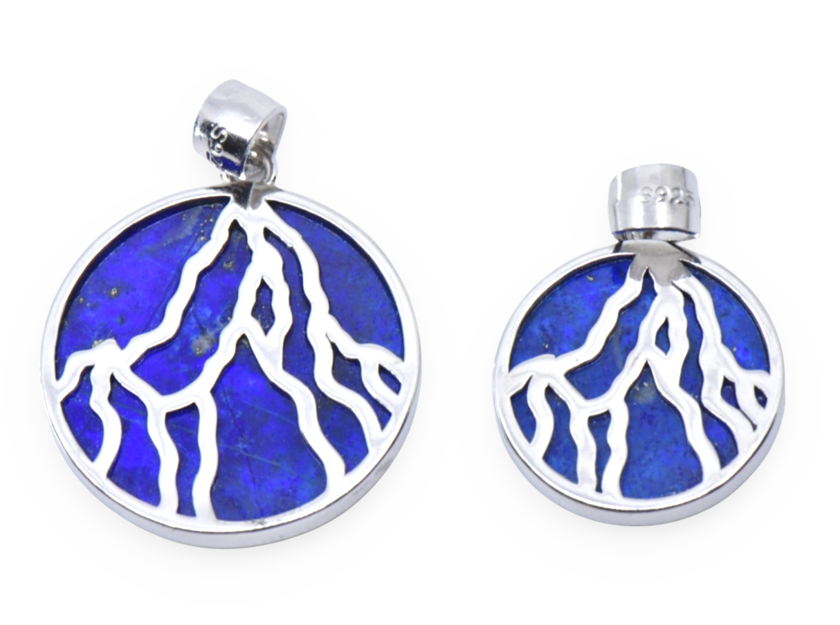 Matterhorn Anhänger Lapislazuli 925 Silber