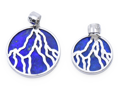 Matterhorn Anhänger Lapislazuli 925 Silber